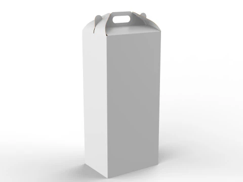 पैकेजिंग बॉक्स कैरीइंग हैंडल 280x200x625 मिमी 3D मॉडल