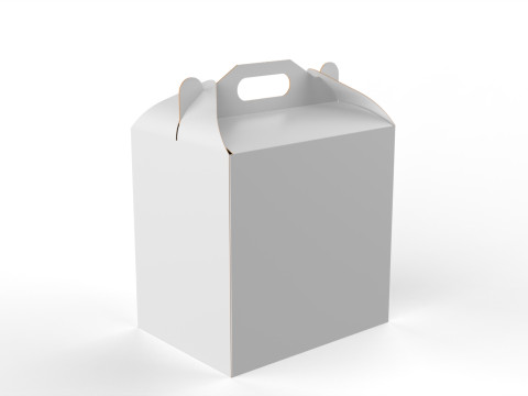 Packaging Box Carrying Handle 400x300x400mm Modelo 3D