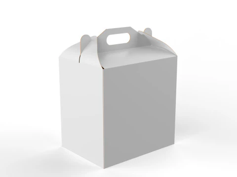 Packaging Box Carrying Handle 400x300x400mm 3D Model