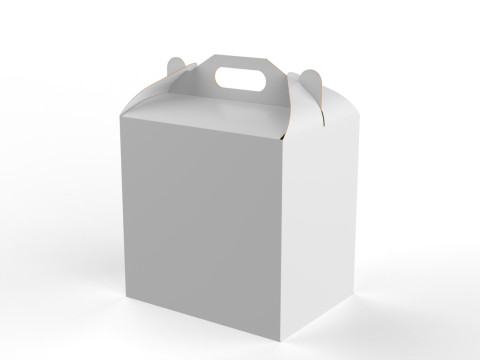 Packaging Box Carrying Handle 400x300x400mm 3D Model