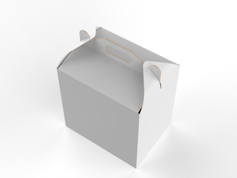 Packaging Box Carrying Handle 400x300x400mm 3D Model
