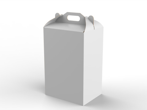 Packaging Box Carrying Handle 400x300x600mm 3D Model