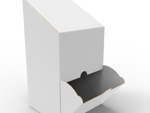 Packaging Dispenser box with tapered top 150x130x280mm 3D Model