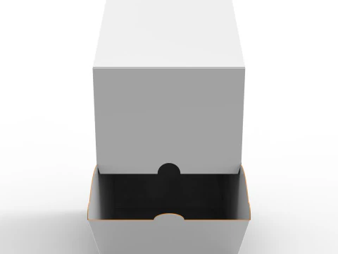 Packaging Dispenser box with tapered top 150x130x280mm 3D Model