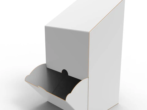 Packaging Dispenser box with tapered top 150x130x280mm 3D Model
