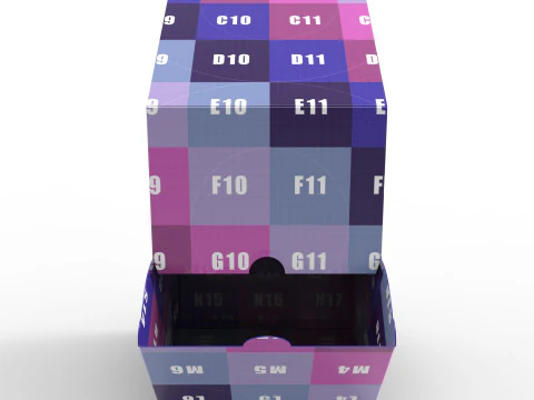 Packaging Dispenser box with tapered top 150x130x280mm 3D Model