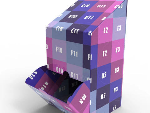Packaging Dispenser box with tapered top 150x130x280mm 3D Model