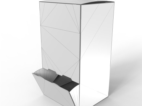 Packaging Dispenser box 150x130x280mm 3Dモデル