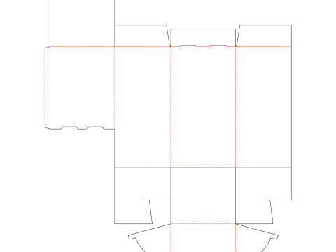 Packaging Dispenser box 150x130x280mm 3Dモデル