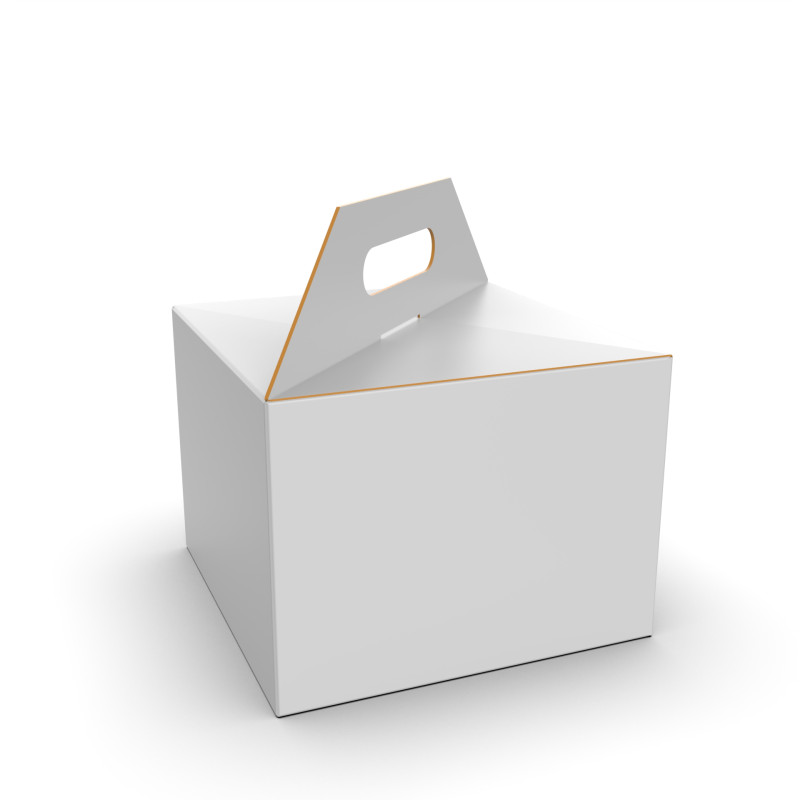 Packaging gift box 200x200x150mm 3D Модель .c4d .max .obj .3ds .fbx .stl .blend 