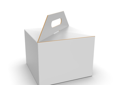 Packaging gift box 200x200x150mm 3Dモデル