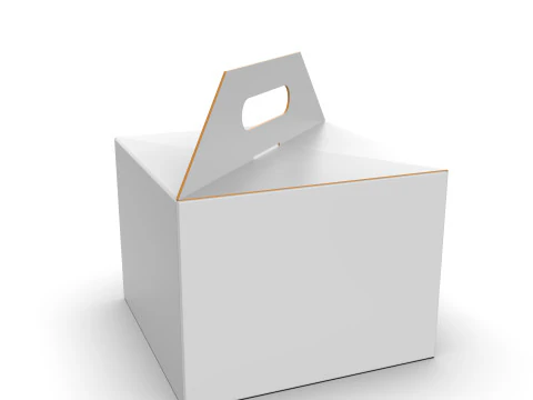 Packaging gift box 200x200x150mm 3D Model