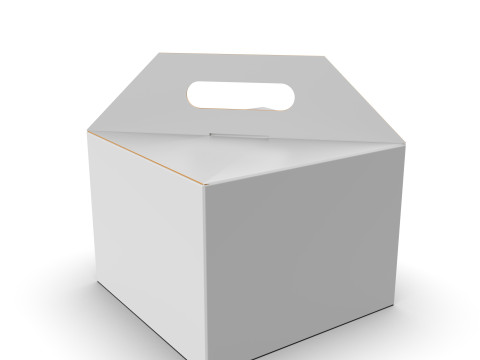 Packaging gift box 200x200x150mm 3D Модель