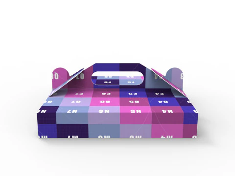 Pizza box DIMENSION OF THE BOX 300x300x50mm 3D Model