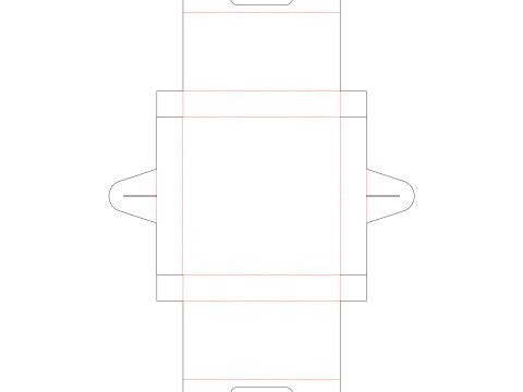 Pizza box DIMENSION OF THE BOX 300x300x50mm 3D Модель