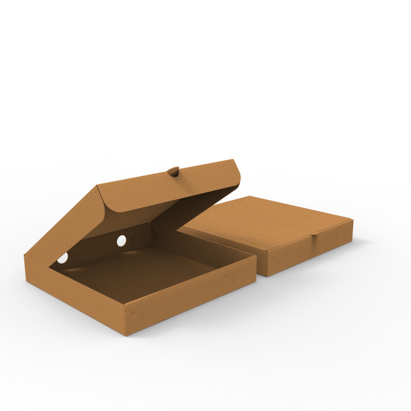 Pizza box Open and Close DIE-CUT INCLUDE IN FILES 3D Модель .c4d .max .obj .3ds .fbx .stl .blend 