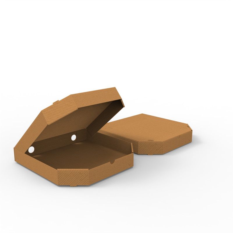 Pizza box Open and Close DIE-CUT INCLUDE IN FILES 3D Model .c4d .max .obj .3ds .fbx .stl .blend 