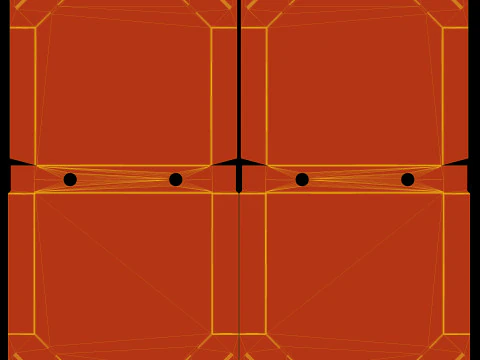 Pizza box Open and Close DIE-CUT INCLUDE IN FILES 3D Model