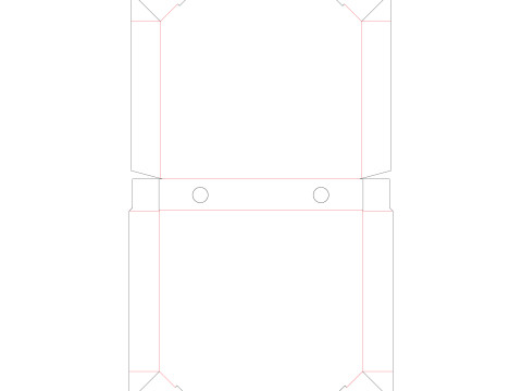 Pizza box Open and Close DIE-CUT INCLUDE IN FILES 3D Model