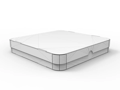 Pizza box Open and Close DIE-CUT INCLUDE IN FILES 3D Model