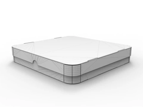 Pizza box Open and Close DIE-CUT INCLUDE IN FILES 3D Model