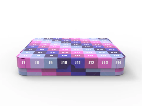Pizza box Open and Close DIE-CUT INCLUDE IN FILES 3D Model