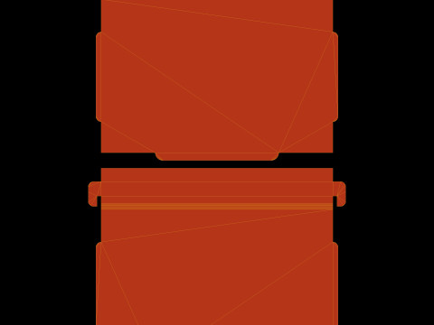 Point of Sale Cardboard Display Stand Texture 3D-Modell