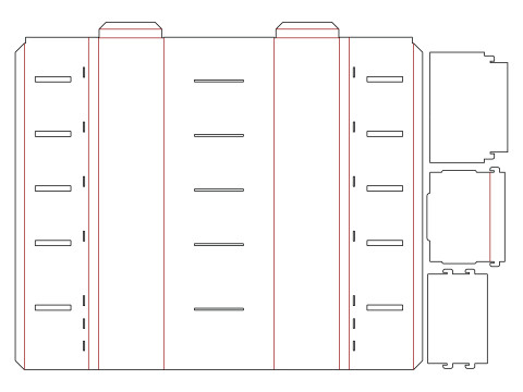 Point of Sale Cardboard Display Stand Texture 3D-Modell