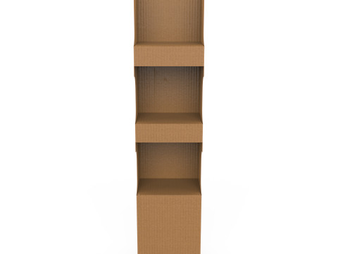 Point of Sale Cardboard Display Stand Modelo 3D