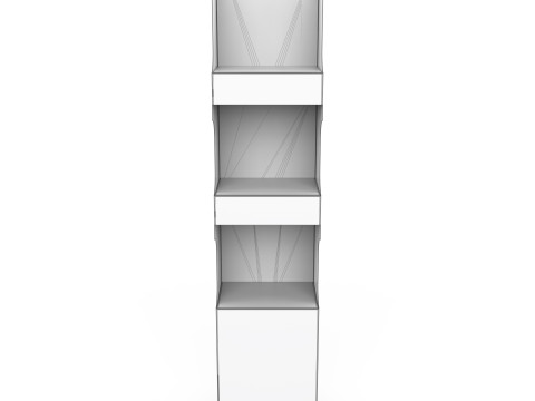 Point of Sale Cardboard Display Stand Modelo 3D