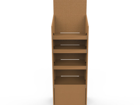 Point of Sale Cardboard Display Stand 3D Модель