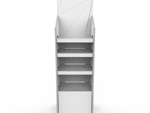 Point of Sale Cardboard Display Stand 3D Модель