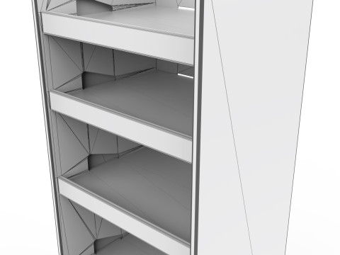 Point of Sale Cardboard Display Stand 3D Модель