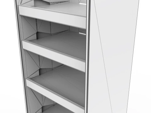 Point of Sale Cardboard Display Stand 3D Model