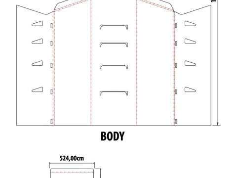 Point of Sale Cardboard Display Stand 3D Model
