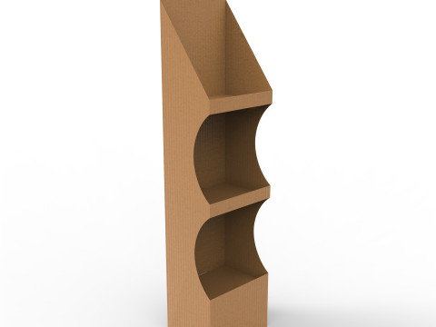 Point of Sale Cardboard Display Stand 3Dモデル