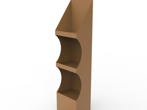 Point of Sale Cardboard Display Stand 3Dモデル