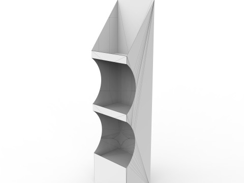 Point of Sale Cardboard Display Stand 3Dモデル