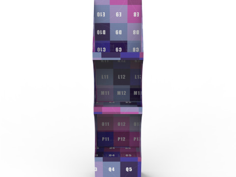 Point of Sale Cardboard Display Stand 3Dモデル