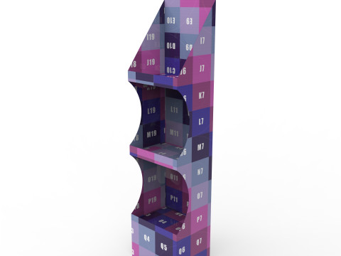 Point of Sale Cardboard Display Stand 3Dモデル