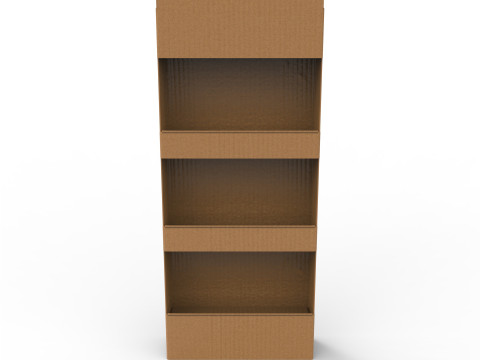 Point of Sale Cardboard Display Stand 3Dモデル