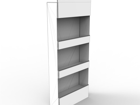 Point of Sale Cardboard Display Stand 3Dモデル