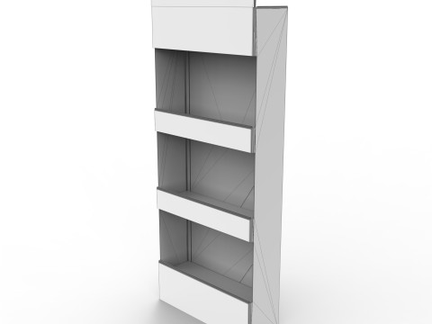 Point of Sale Cardboard Display Stand 3Dモデル