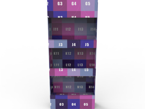 Point of Sale Cardboard Display Stand 3Dモデル