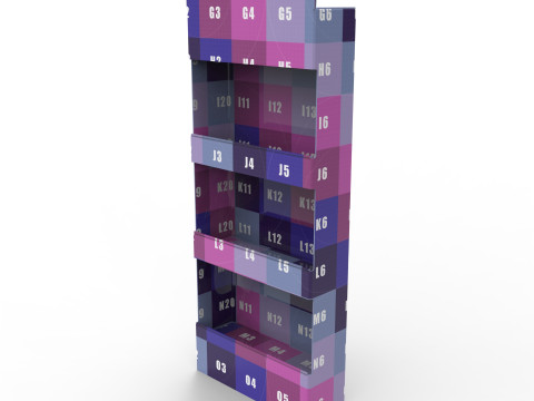 Point of Sale Cardboard Display Stand 3Dモデル