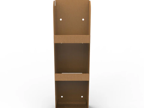 Point of Sale Cardboard Display Stand 3D Model