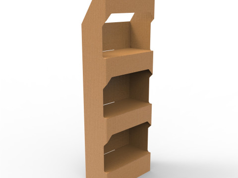 Point of Sale Cardboard Display Stand 3Dモデル