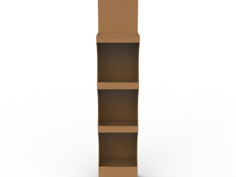 Point of Sale Cardboard Display Stand 3Dモデル
