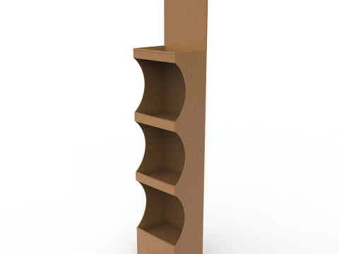 Point of Sale Cardboard Display Stand 3Dモデル