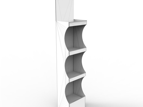 Point of Sale Cardboard Display Stand 3Dモデル